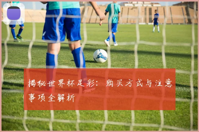 揭秘世界杯足彩：购买方式与注意事项全解析