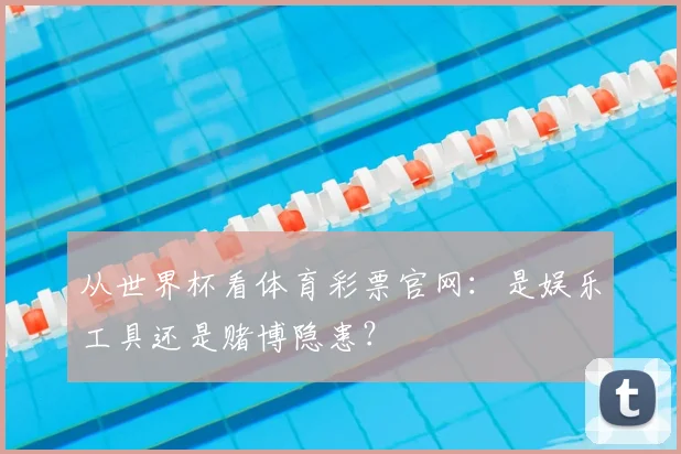 从世界杯看体育彩票官网：是娱乐工具还是赌博隐患？